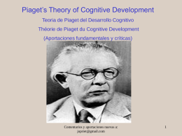 Piaget's Theory - INTEF
