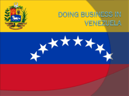 Doing Business in Venezuela