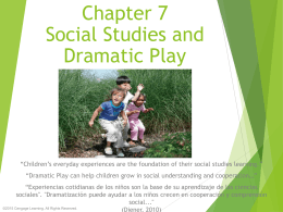 Chapter 7 Social Studies and Dramatic Play