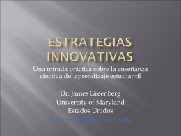 Estrategias innovativas - Sinergia Educ y Cia. Ltda