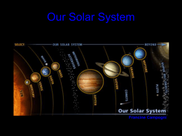 Our Solar System - Pinellas County Schools