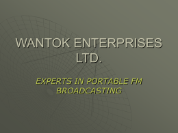 WANTOK ENTERPRISES LTD. - Outlet Woolrich