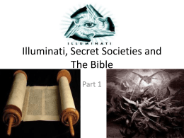 Illuminati, Gods, and The Bible