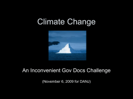 Climate Change - DANJ Homepage