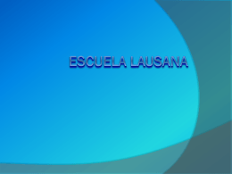 Escuela Lausana - ENRIQUE ZAPATA REYES | Universidad