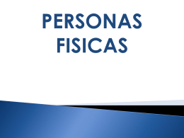 PERSONAS FISICAS I.S.R.