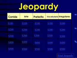 Jeopardy - Neshaminy School District / Overview