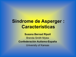 Management of Persons with Asperger Syndrome