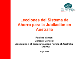 The Association of Superannuation Funds of Australia …