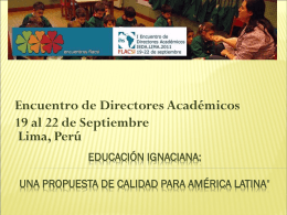 Escuelas de calidad - RAUCI - Red Argentino Uruguaya de