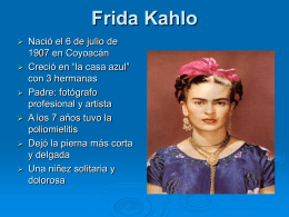 Frida Kahlo La pintora mexicana