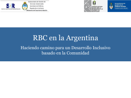 RBC en la Argentina: Haciendo camino para un desarrollo
