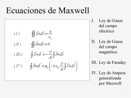Ecuaciones de Maxwell