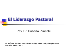 El Liderazgo Pastoral - Control Panel -