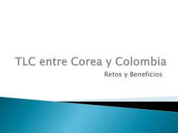 TLC entre Corea y Colombia