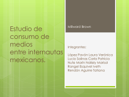 Estudio de consumo de medios entre internautas mexicanos