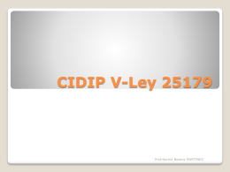 CIDIP IV-Ley 25358