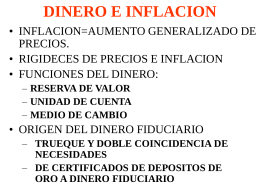 DINERO E INFLACION - UCEMA | Universidad del CEMA