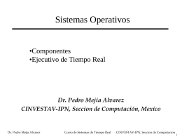 Sistemas Operativos: Componentes