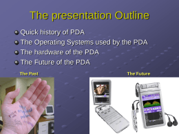 The history of PDA - Cullen College of Engineering