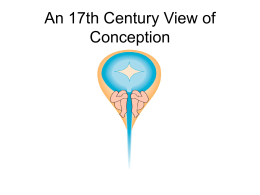 An 17th Century View of Conception