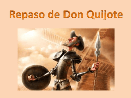 Repaso de Don Quixote