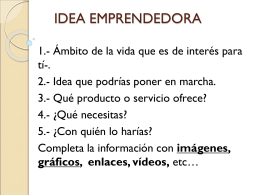 IDEA EMPRENDEDORA - Rosaisla | Blog Departamento de