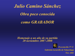 JULIO CAMINO SANCHEZ - Holismo Planetario en la Web | …