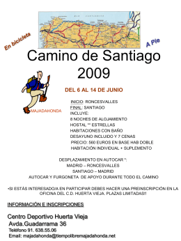 Camino de Santiago 2004