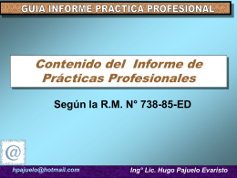 Diapositiva 1 - ISTP Argentina