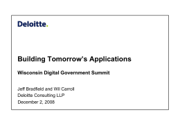Building Tomorrow’s Applications