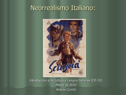 Italian Neorealism (1942-1952) - Cultura