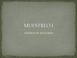 MUESTREO I