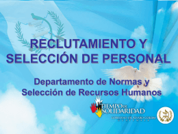 OFICINA NACIONAL DE SERVICIO CIVIL DEPARTAMENTO …