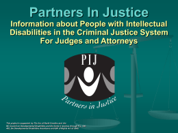 PARTNERS IN JUSTICE