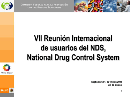 Diapositiva 1 - United Nations Office on Drugs and Crime