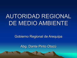 AUTORIDAD REGIONAL DE MEDIO AMBIENTE - Geco