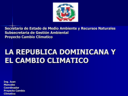 CAMBIO CLIMATICO - Bienvenid@ a la web de Fiadasec