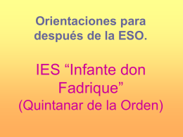 IES “Infante don Fadrique” (Quintanar de la Orden)