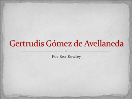 Gertudris Gomez de Avellaneda