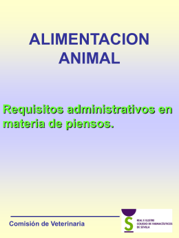 ALIMENTACION ANIMAL