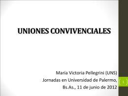 UNIONES CONVIVENCIALES - Universidad de Palermo, UP