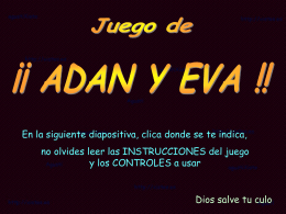 AG2- Adan y Eva (juego)