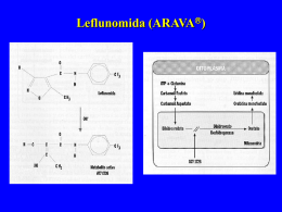 Leflunomida (ARAVA )