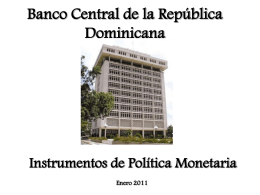 Banco Central de la Republica Dominicana - captac