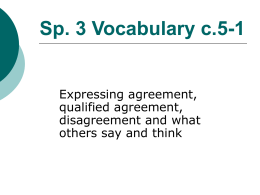 Sp. 3 Vocabulary c.1A-1