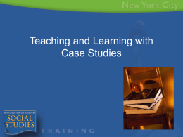 Case Studies - New York City Department of Education