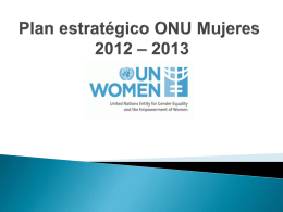UN Women’s Strategic Plan 2011