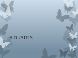 SINUSITIS - Clases y Libros