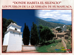 'DONDE HABITA EL SILENCIO' JUJUY
